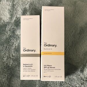 The Ordinary Skincare: Retinoids & Suncare Duo